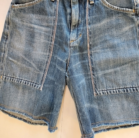 Citizens of Humanity Blue Denim Shorts Size 23 - Picture 2 of 4